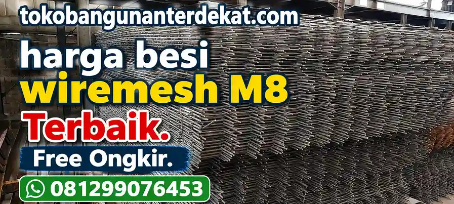 besi wiremesh m8, wiremesh m8, harga wiremesh m8, ukuran wiremesh m8, berat wiremesh m8, wiremesh beton, wiremesh cor beton, besi wiremesh, wiremesh dak rumah, material konstruksi, besi beton, tulangan beton, harga besi wiremesh, wiremesh lembaran, supplier wiremesh, harga besi wiremesh m8