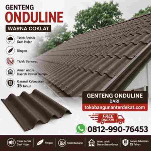 Genteng Onduline Brown